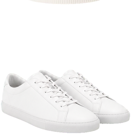 White sneakers