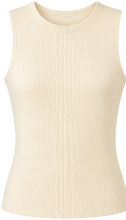 Ivory tank top preset item for simple outfit try-on