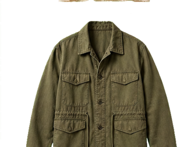 Olive overshirt
