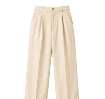 Ecru trousers