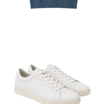 White sneakers