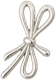 Silver brooch