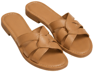 Tan sandals