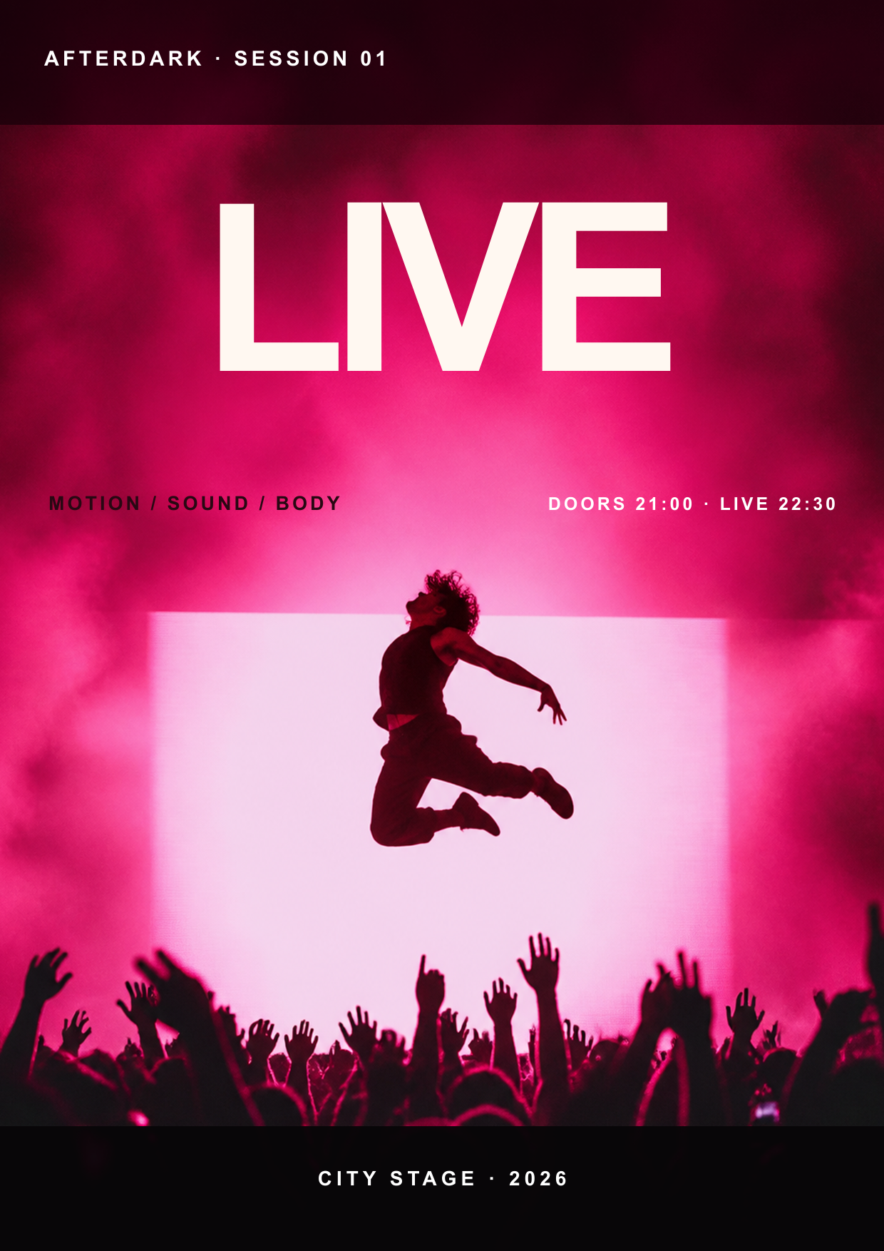 Affiche de concert et festival