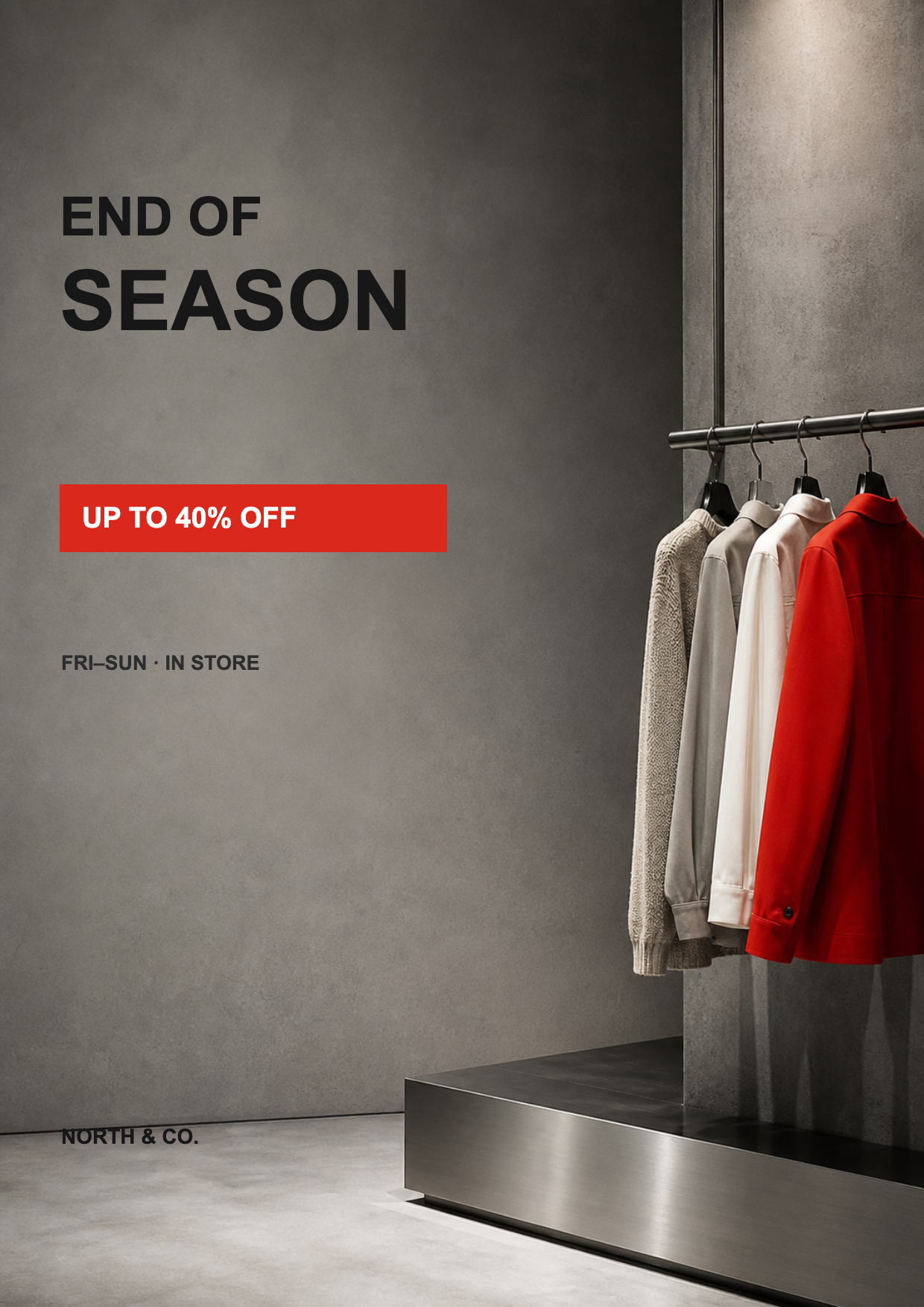 Fashion sale poster