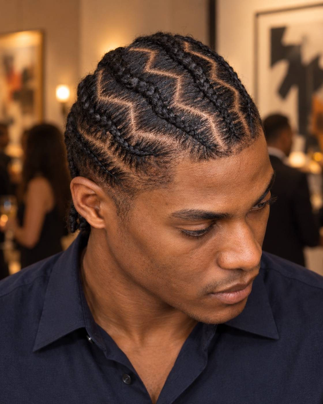 Zickzack-Stitch-Braids für Männer thumbnail 4