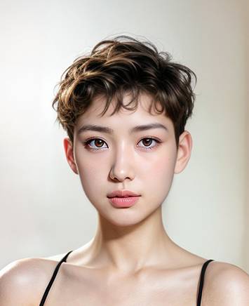 Brown Wavy Undercut preset preview