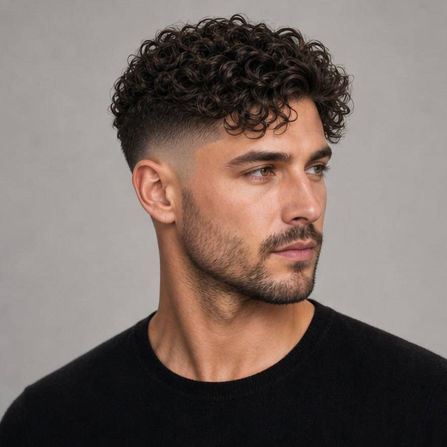 Drop Fade Curls style image 1