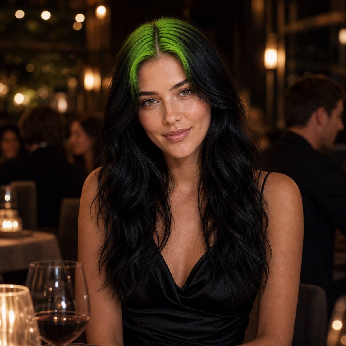 Neon Root Black Hair thumbnail 3