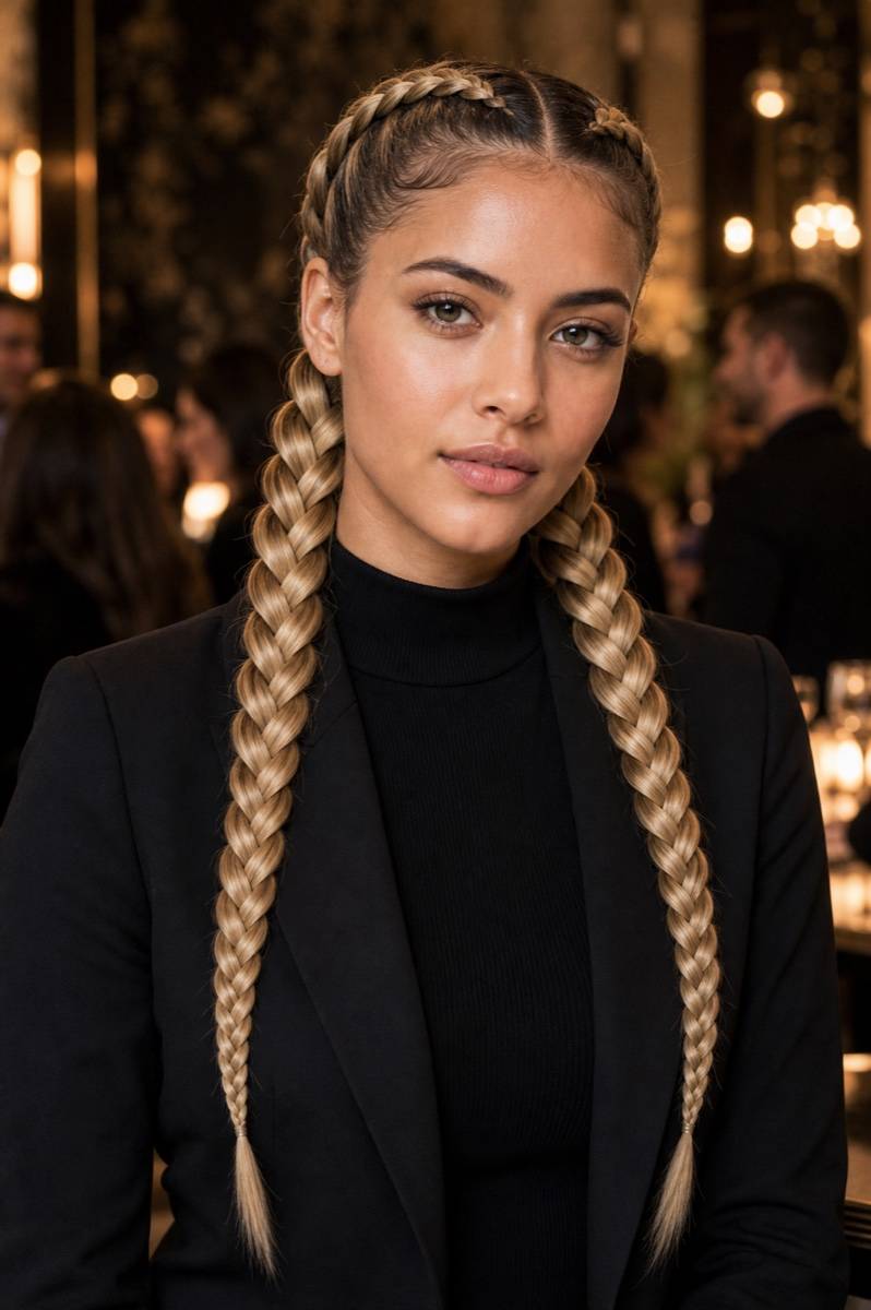 Two Braid Blonde thumbnail 4