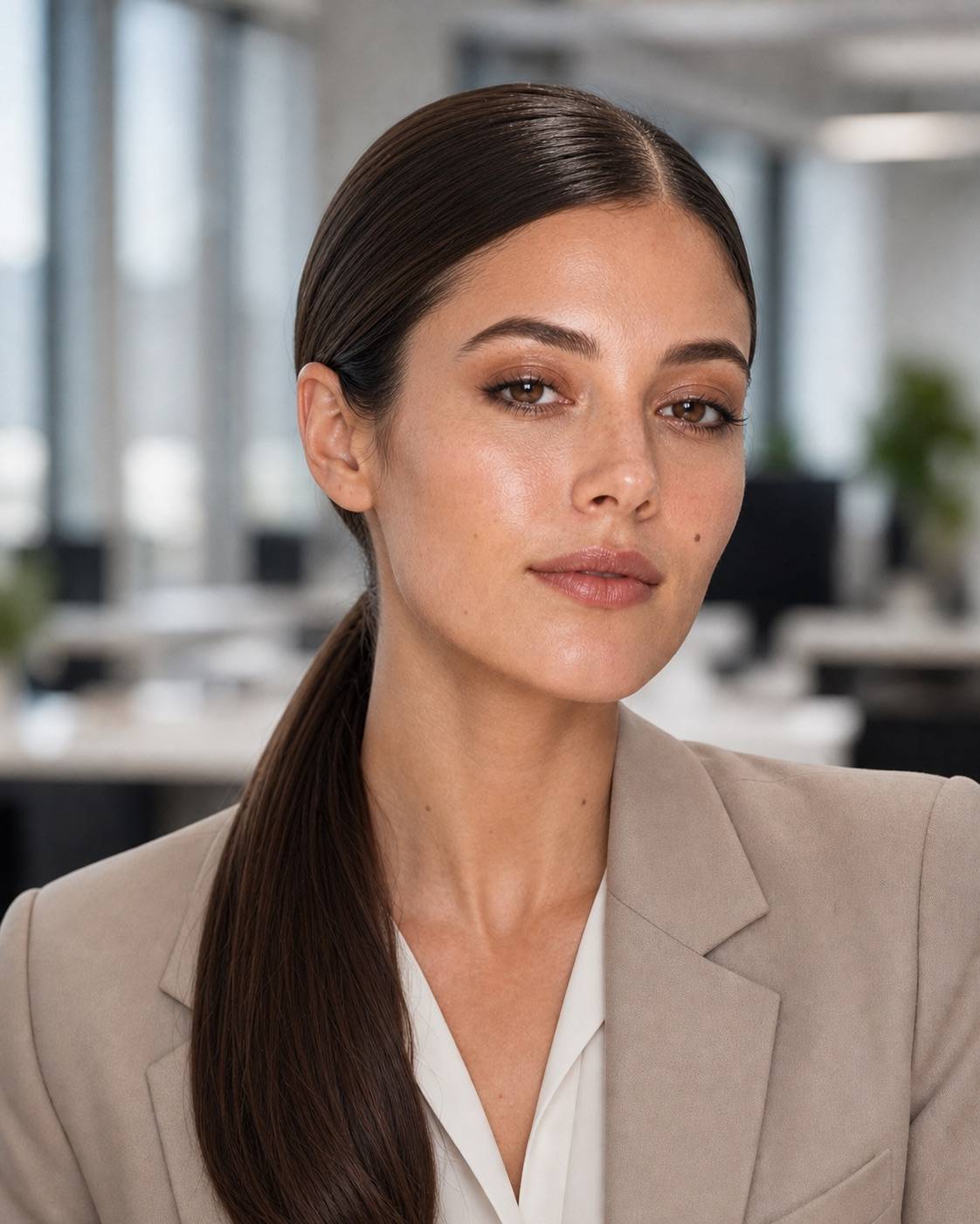 Sleek Low Ponytail thumbnail 2