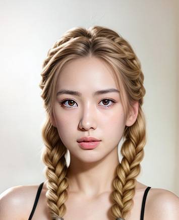 Dos trenzas rubio preset preview