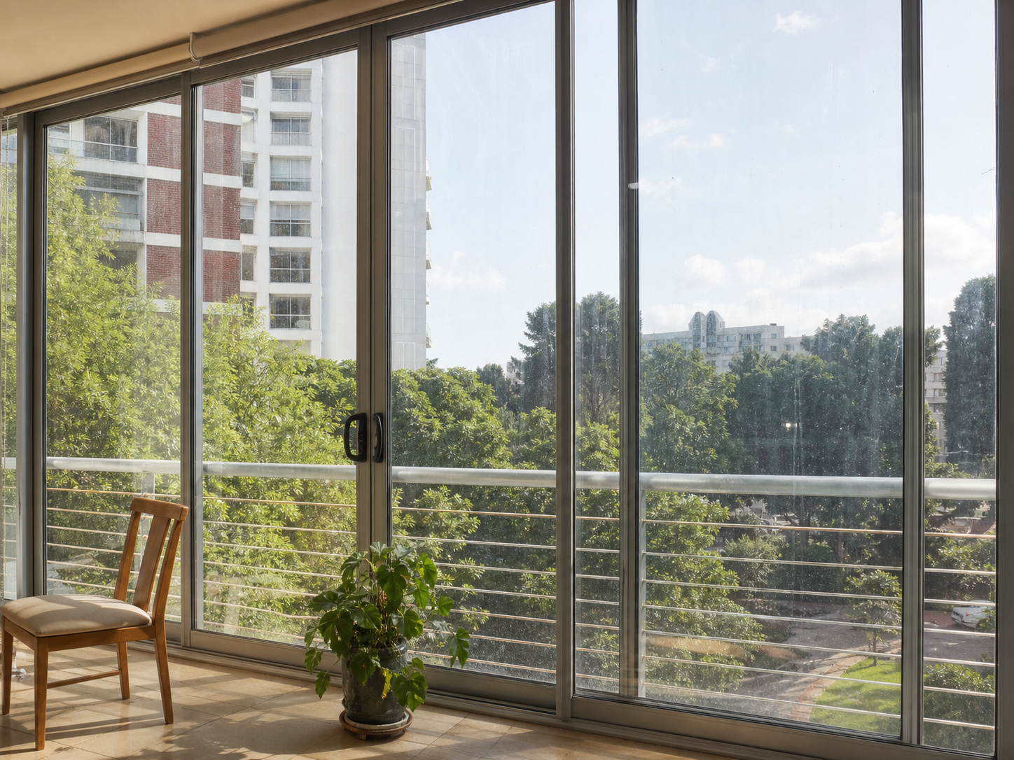 Clean Windows & Glass, before editing