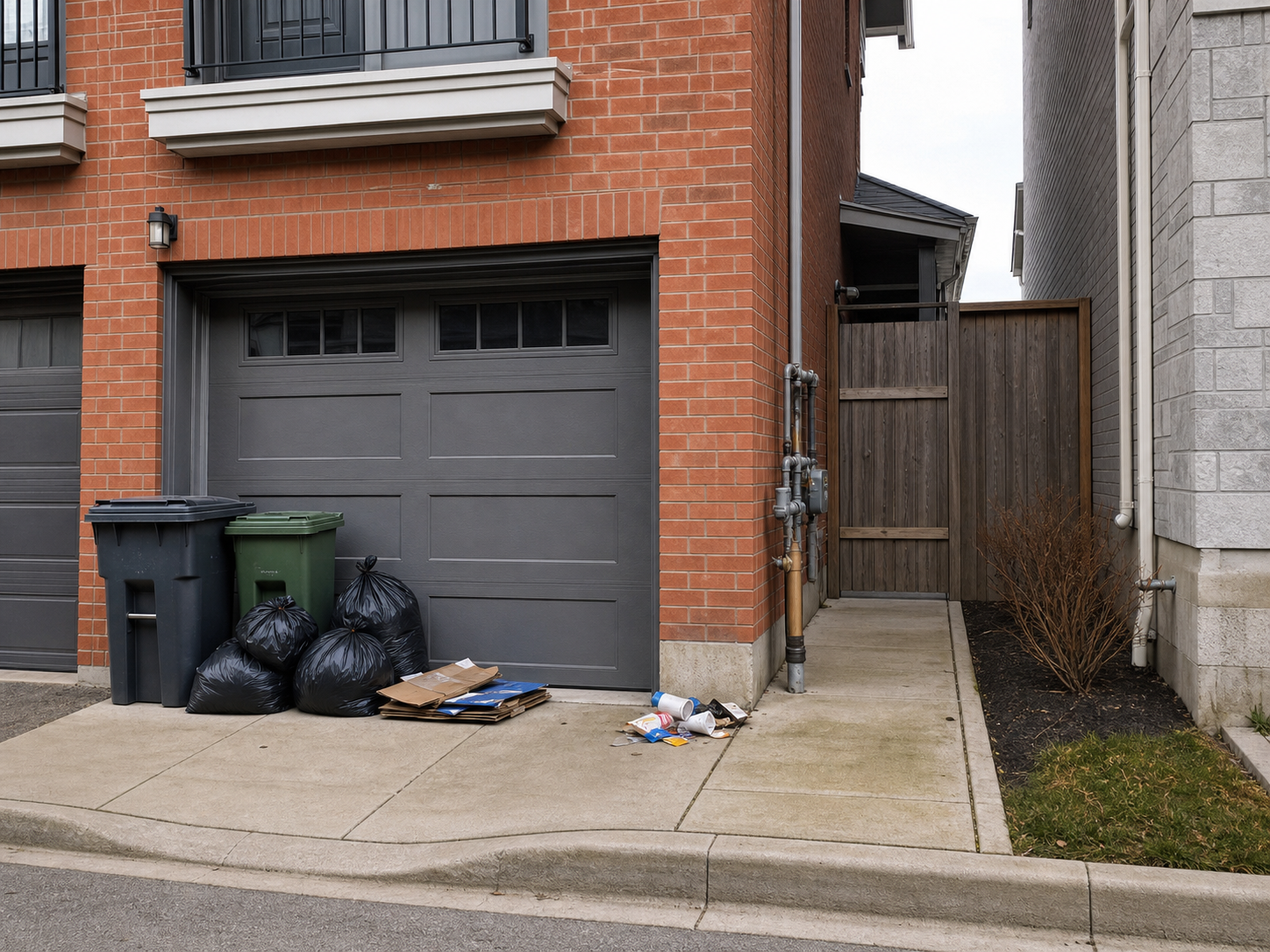 Remove Trash Bins & Bags, before editing