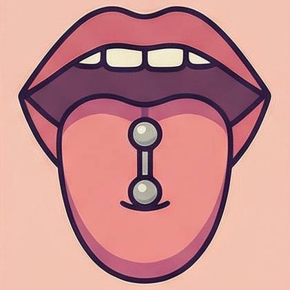 Short Tongue Barbell