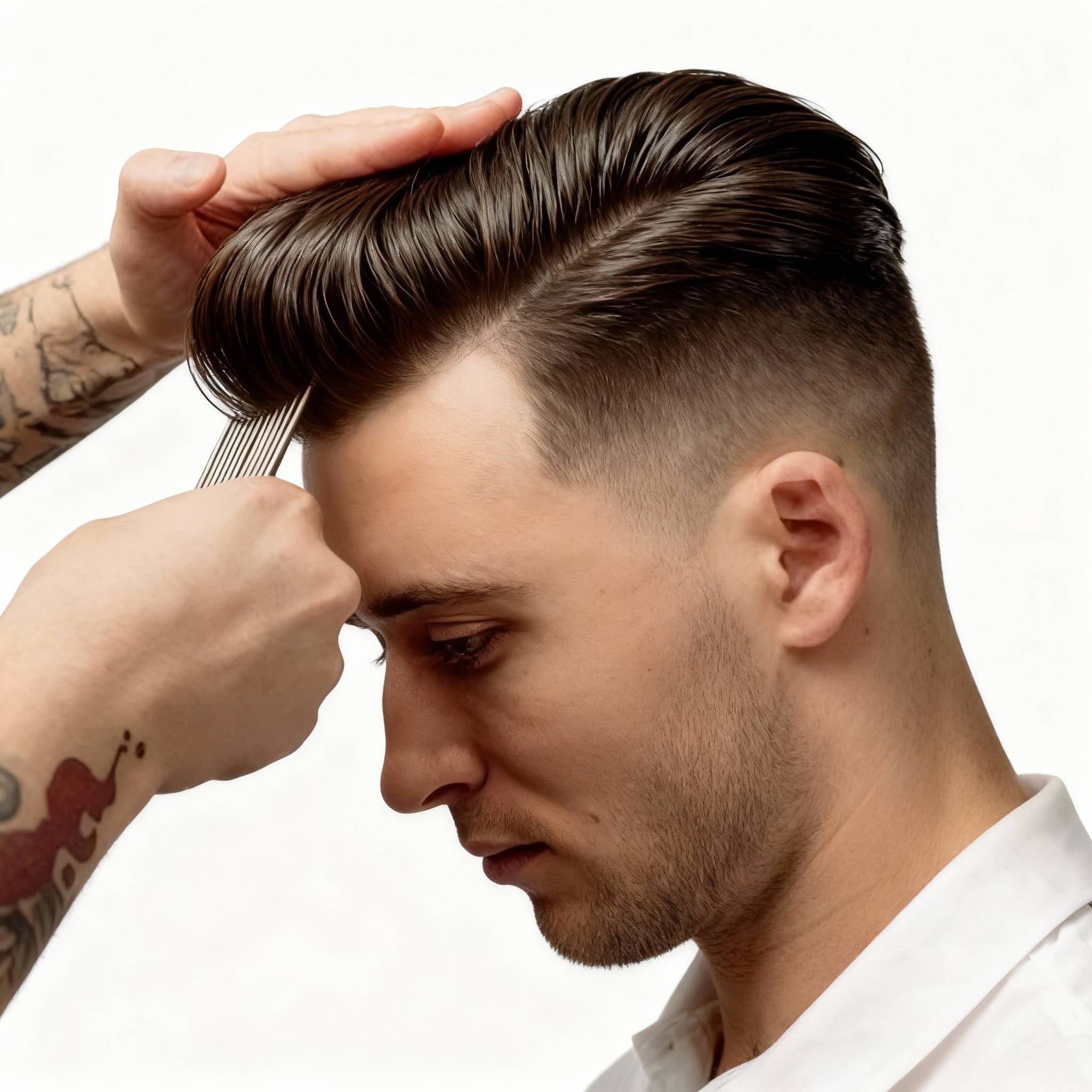 숏 pompadour thumbnail 5
