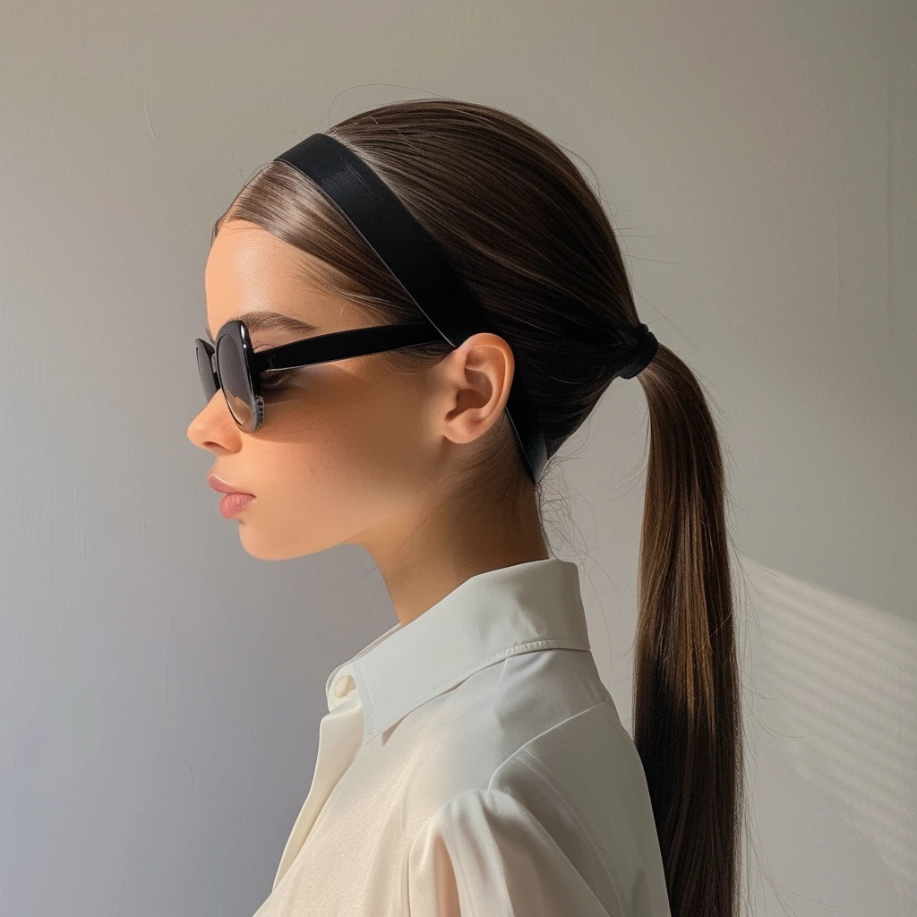 Sleek Low Ponytail