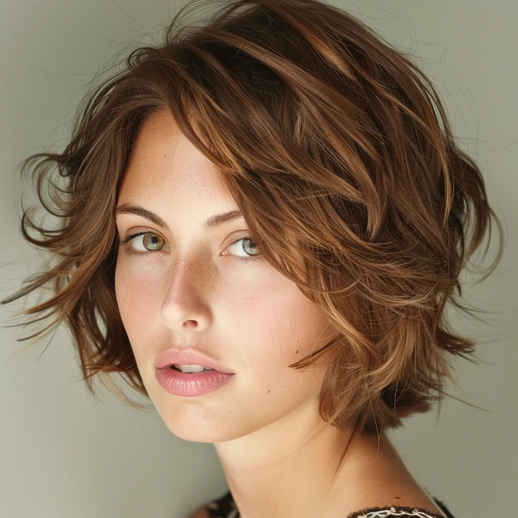 Short Layered Bob